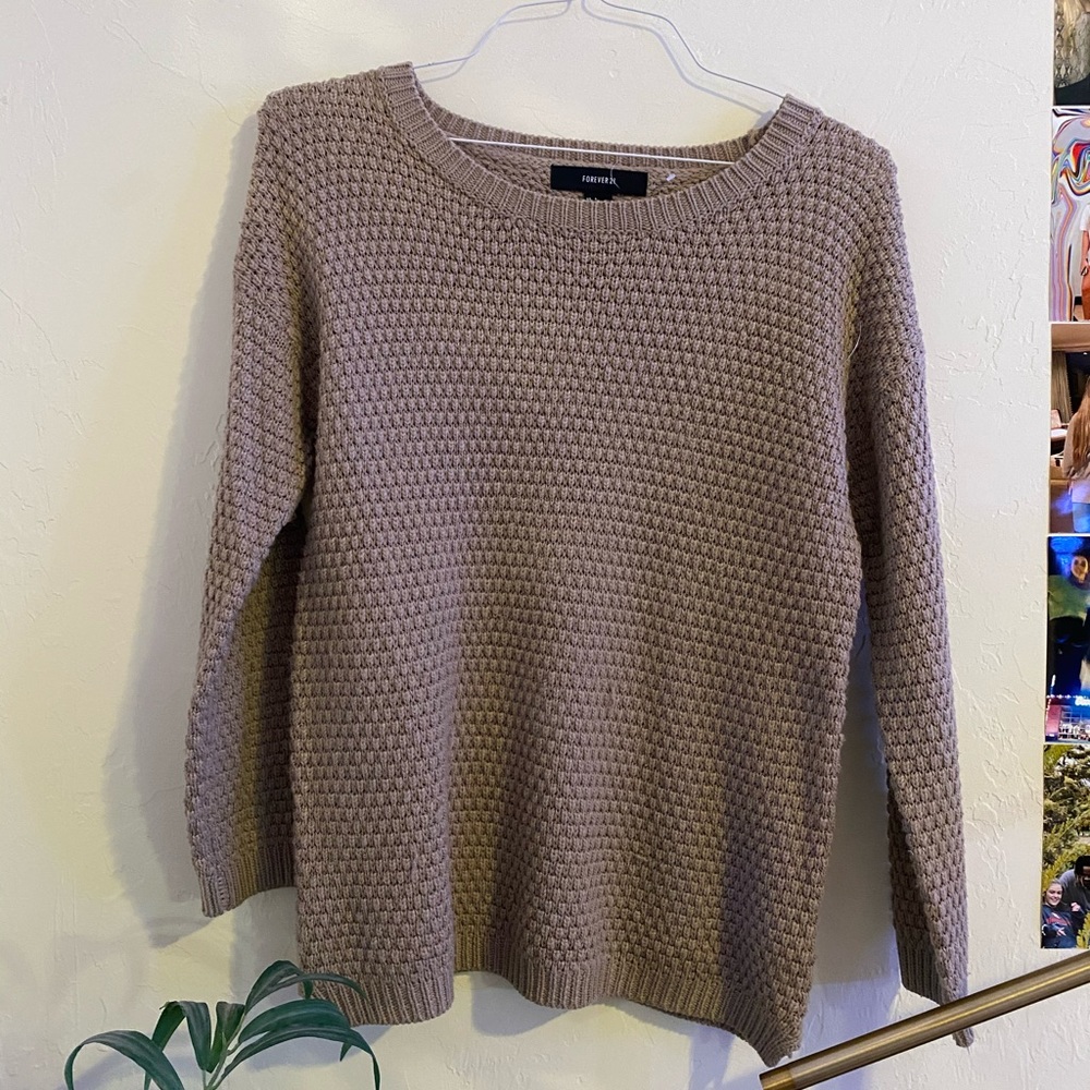 Waffle Knit Sweater